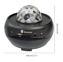 Indoor Starry Sky Projector Lamp with Bluetooth and USB Power
