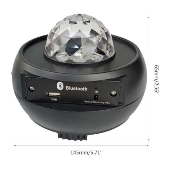 Indoor Starry Sky Projector Lamp with Bluetooth and USB Power