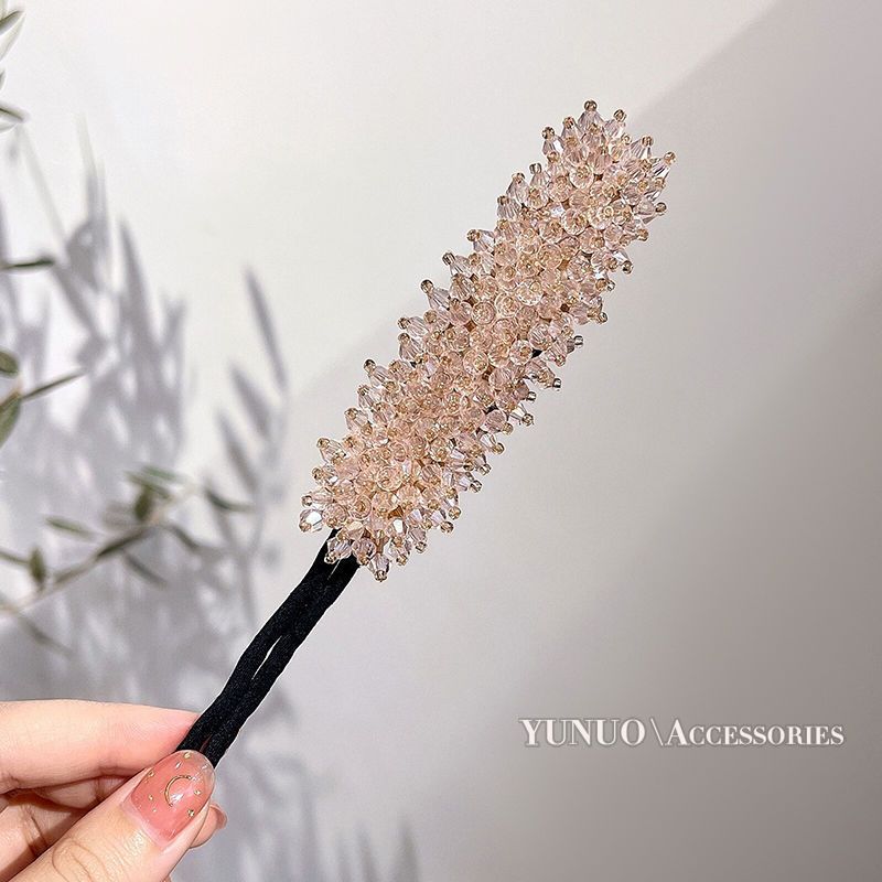 Chic Crystal Bun Creator for Women