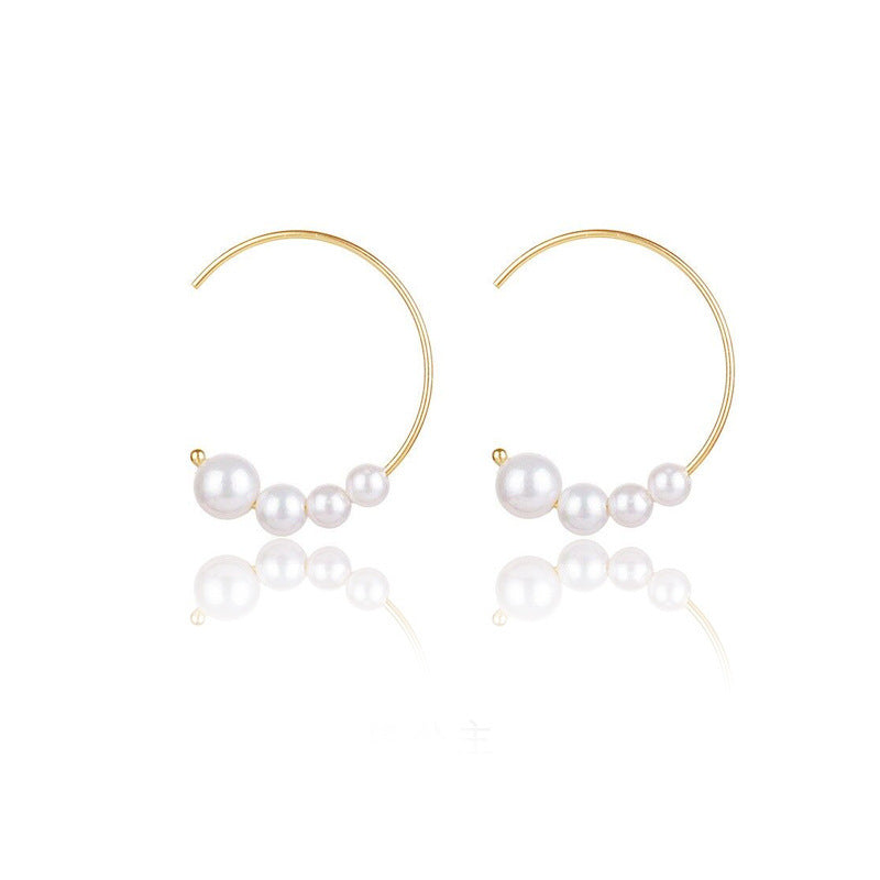 925 Silver Bow Earrings with Pearl Heart and Tassels