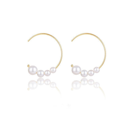 925 Silver Bow Earrings with Pearl Heart and Tassels