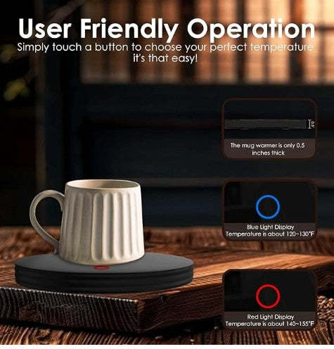 Mug Warmer – Electric Desk Cup Warmer for Coffee & Tea