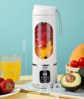 Portable Smoothie Blender Bottle – USB Rechargeable Mini Juicer Cup