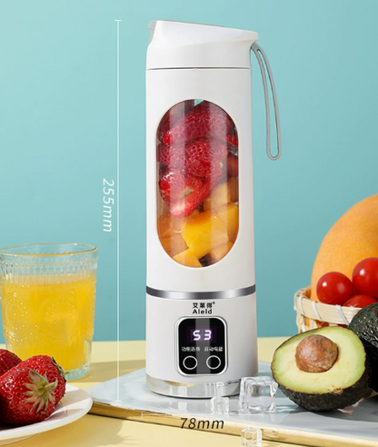 Portable Smoothie Blender Bottle – USB Rechargeable Mini Juicer Cup