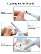 7-In-1 Cleaning Kit, Includes Earphone Cleaning Pen, Cleaning Cloth, Brush, Key Extractor, Detachable Memory Stick, Cleaning Tip, Phone Holder, Density Brush, Laptop Keyboard Cleaning Set, Electronic Screen Cleaning Tools, Multi-Functional Brush For Camer