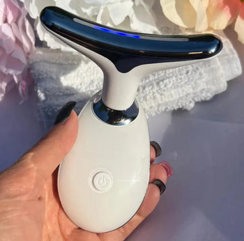 Radiant Skin Facial Massager – 7-Color LED Microcurrent Skin Toner