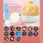 Rotating Star Projector Night Light with Music