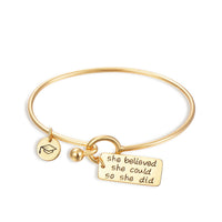 Fashion Graduation Bracelet for Women - S925 Silver & 9K Gold