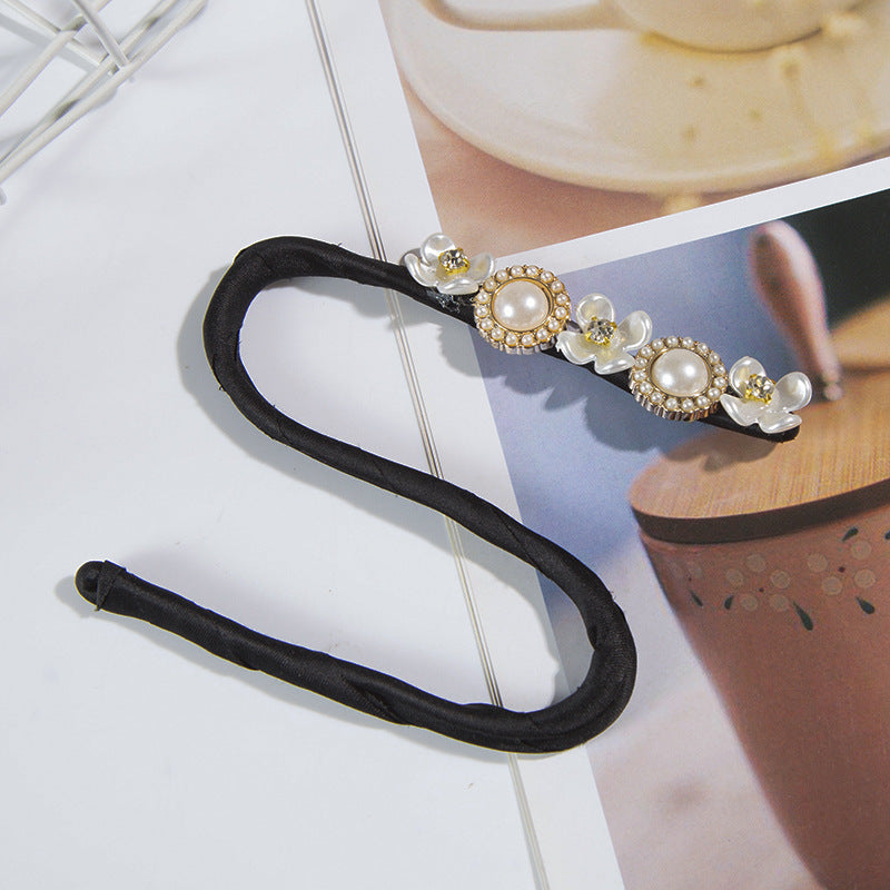 Trendy Pearl Bun Maker Hair Clip for Women