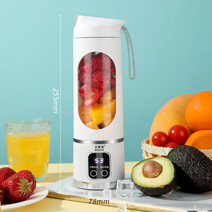 Portable Smoothie Blender Bottle – USB Rechargeable Mini Juicer Cup